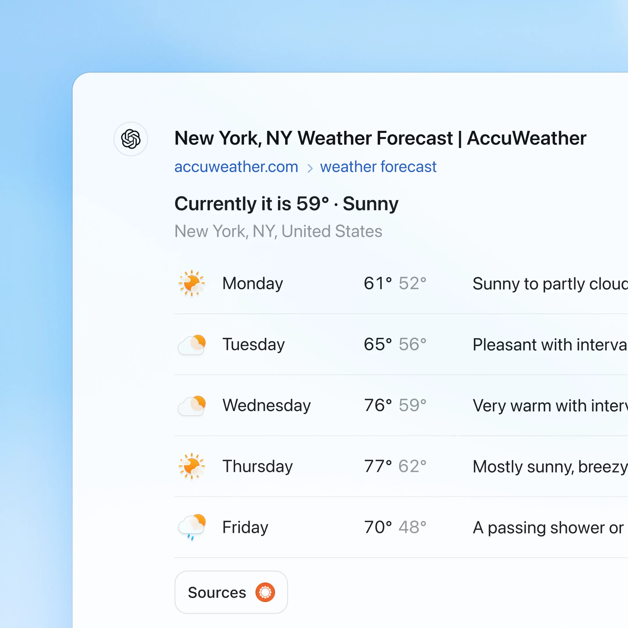 ZeroTwo AI | AI agent platform | Weather search results in ZeroTwo